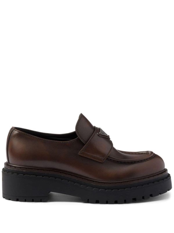 leather loafers