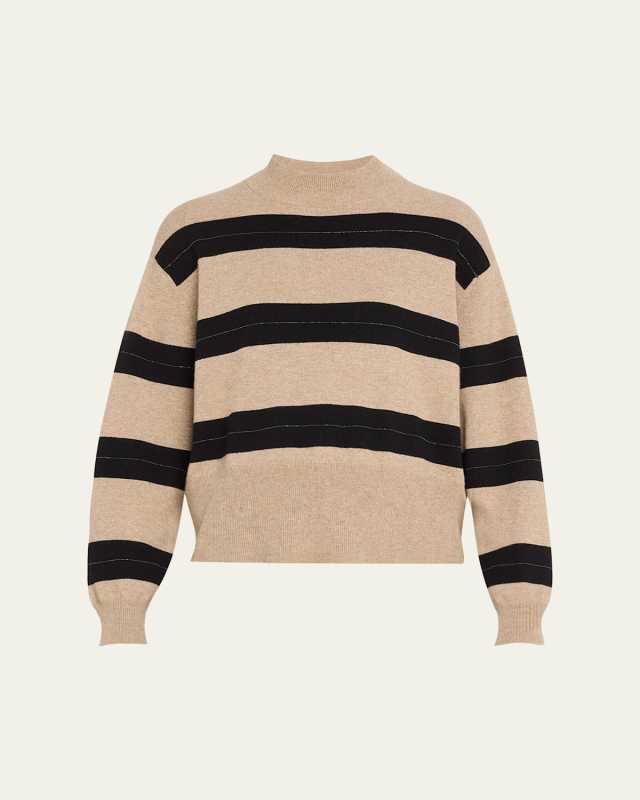 Cashmere and Wool Monili Striped Sweater