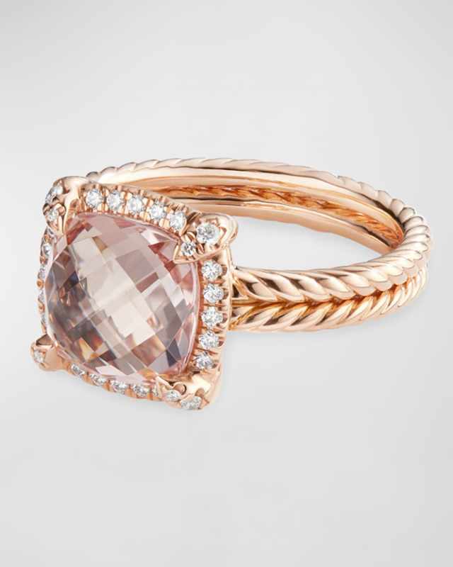 Chatelaine 18k Rose Gold Morganite Ring