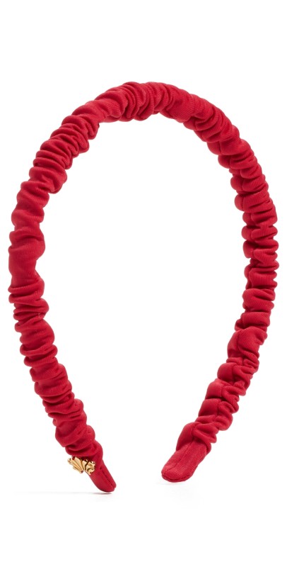 Lele Sadoughi Jessie Neoprene Headband Scarlet
