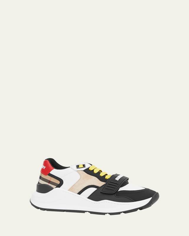 Ramsey Colorblock Vintage Check Running Sneakers