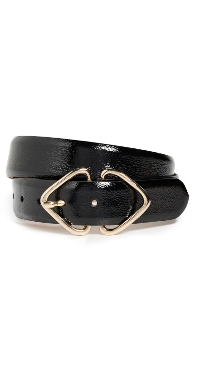 B-Low The Belt Livia Gloss Belt Black Gold