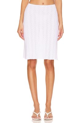 COUCOU The Pointelle Skirt