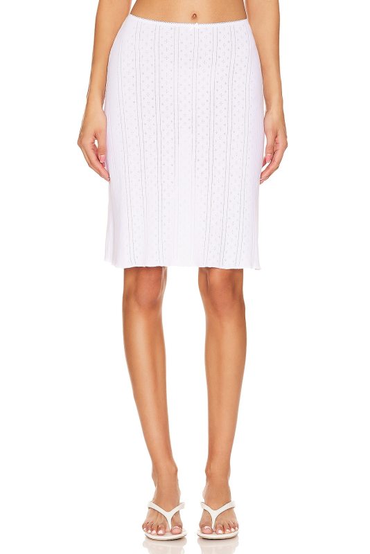 COUCOU The Pointelle Skirt