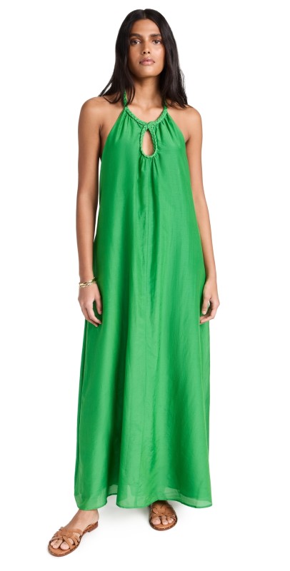 XIRENA Drue Dress Jade Gem