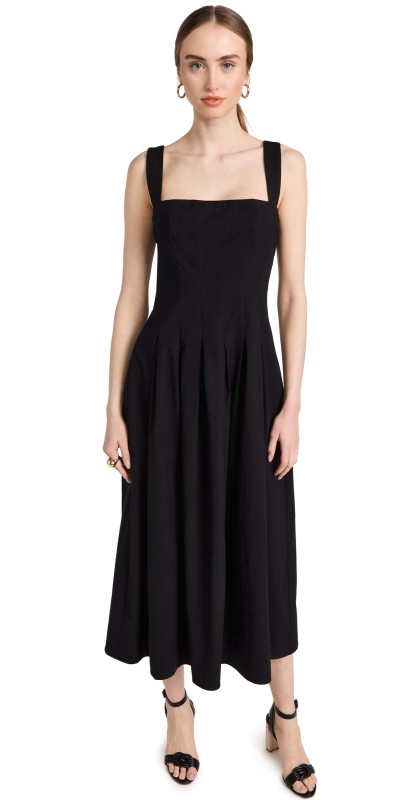 Reformation Mika Dress Black