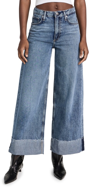 rag & bone Sofie Crop Cuff Jeans Pebbles