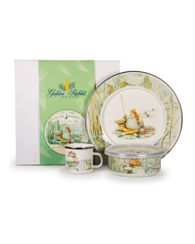 Kid's Jeremy Fisher 3-Piece Dinnerware Set