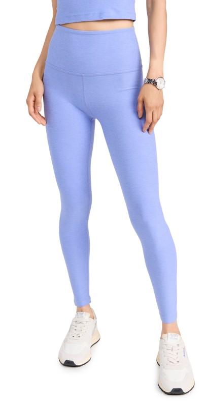 Beyond Yoga Spacedye Caught In The Midi Leggings Periwinkle Cloud Heather