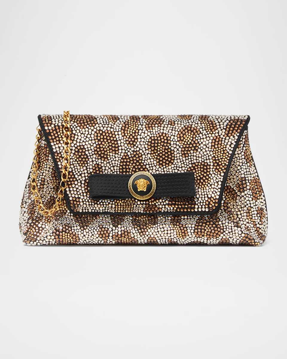 La Medusa Beaded Envelope Clutch Bag