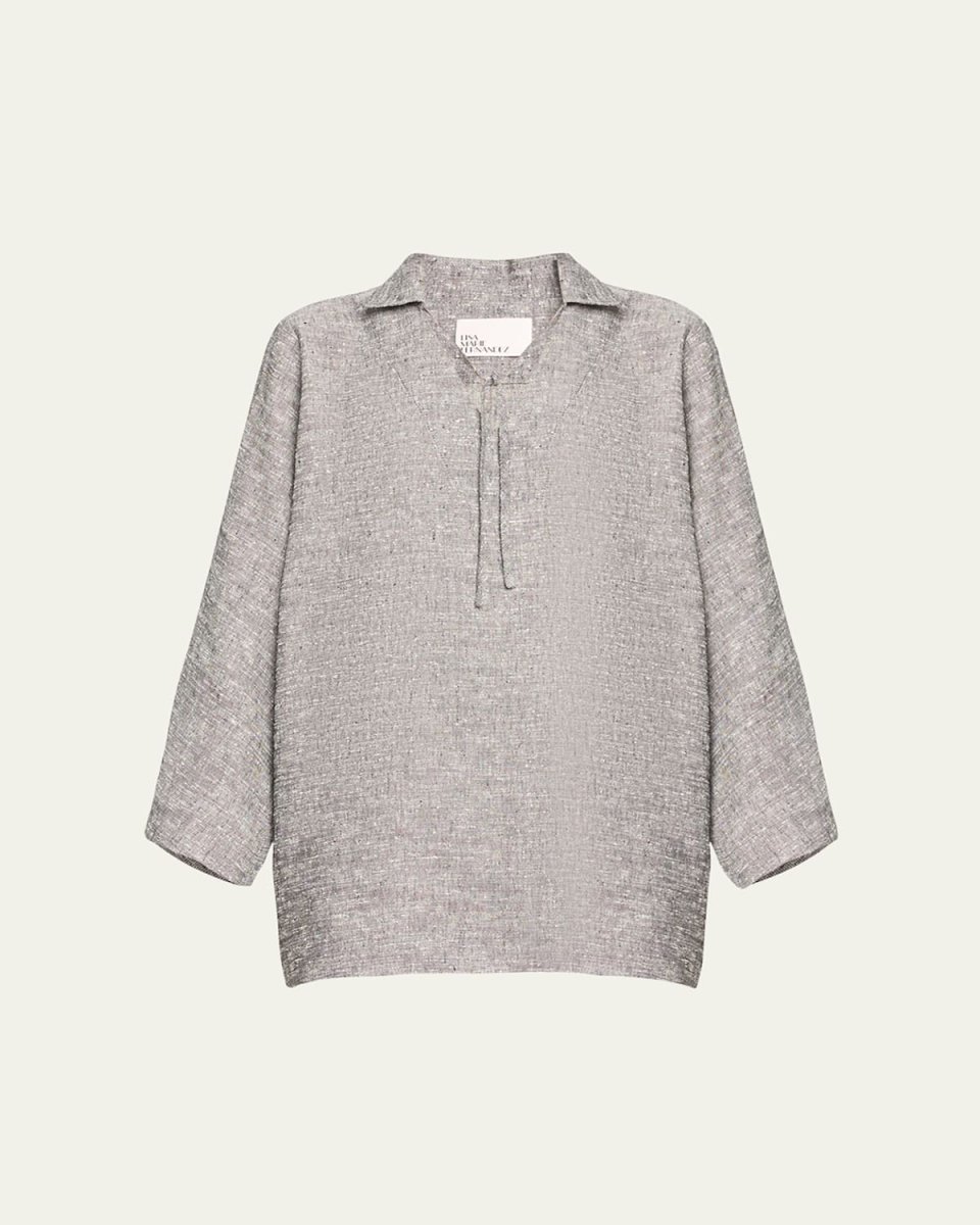 Shantung Tunic Top