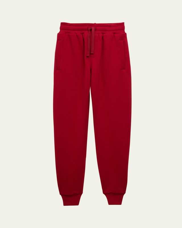 Boy's Embroidered Logo-Print Joggers, Size 8-14