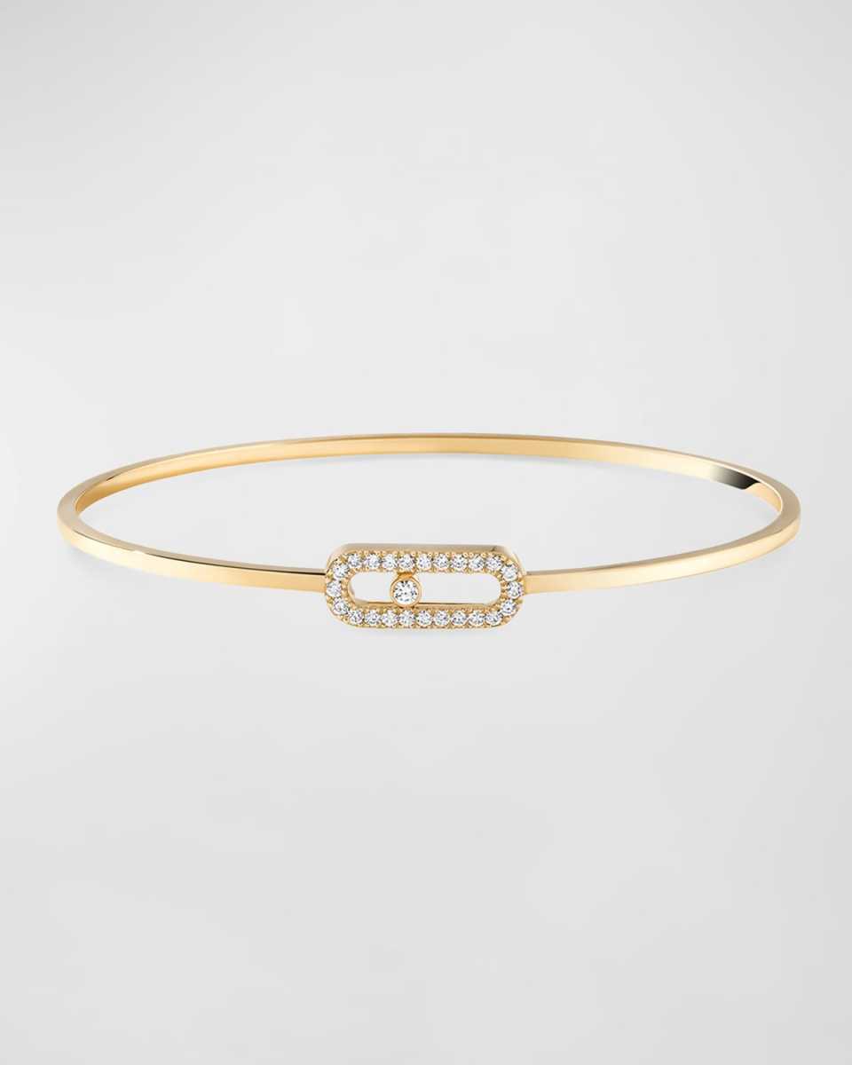 Move Uno 18K Yellow Gold Flex Diamond Bracelet