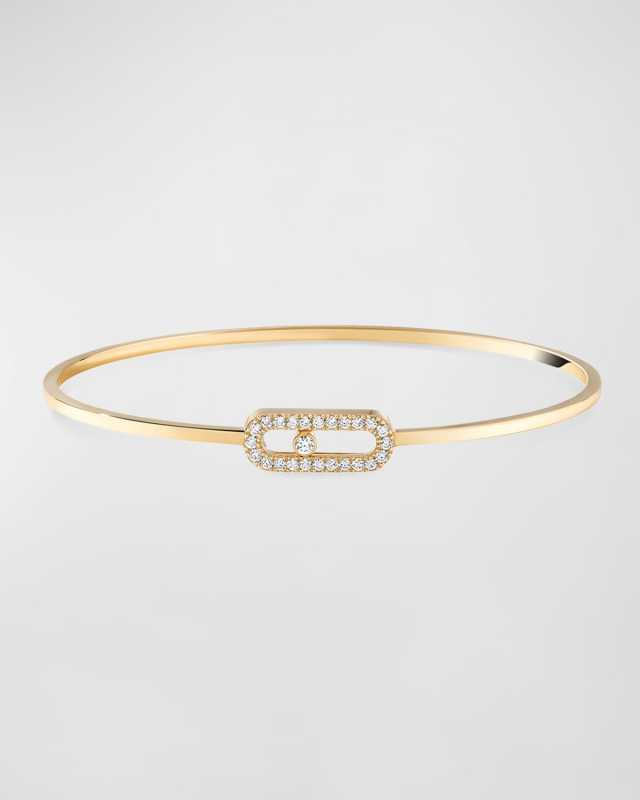Move Uno 18K Yellow Gold Flex Diamond Bracelet
