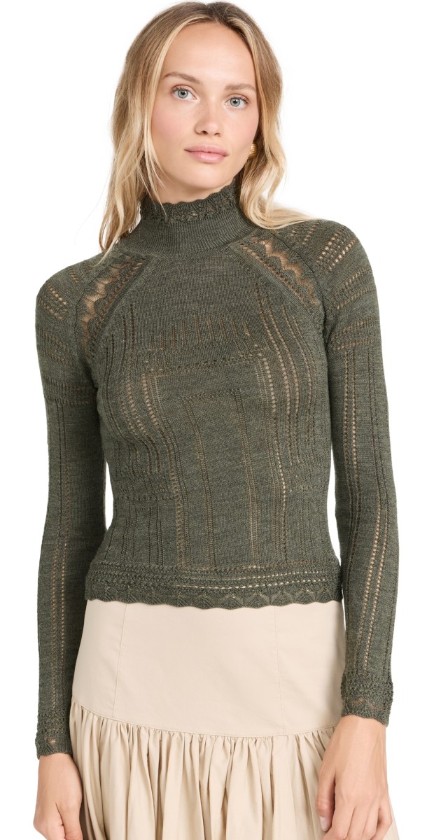 Sea Paxton Knit Turtleneck Black