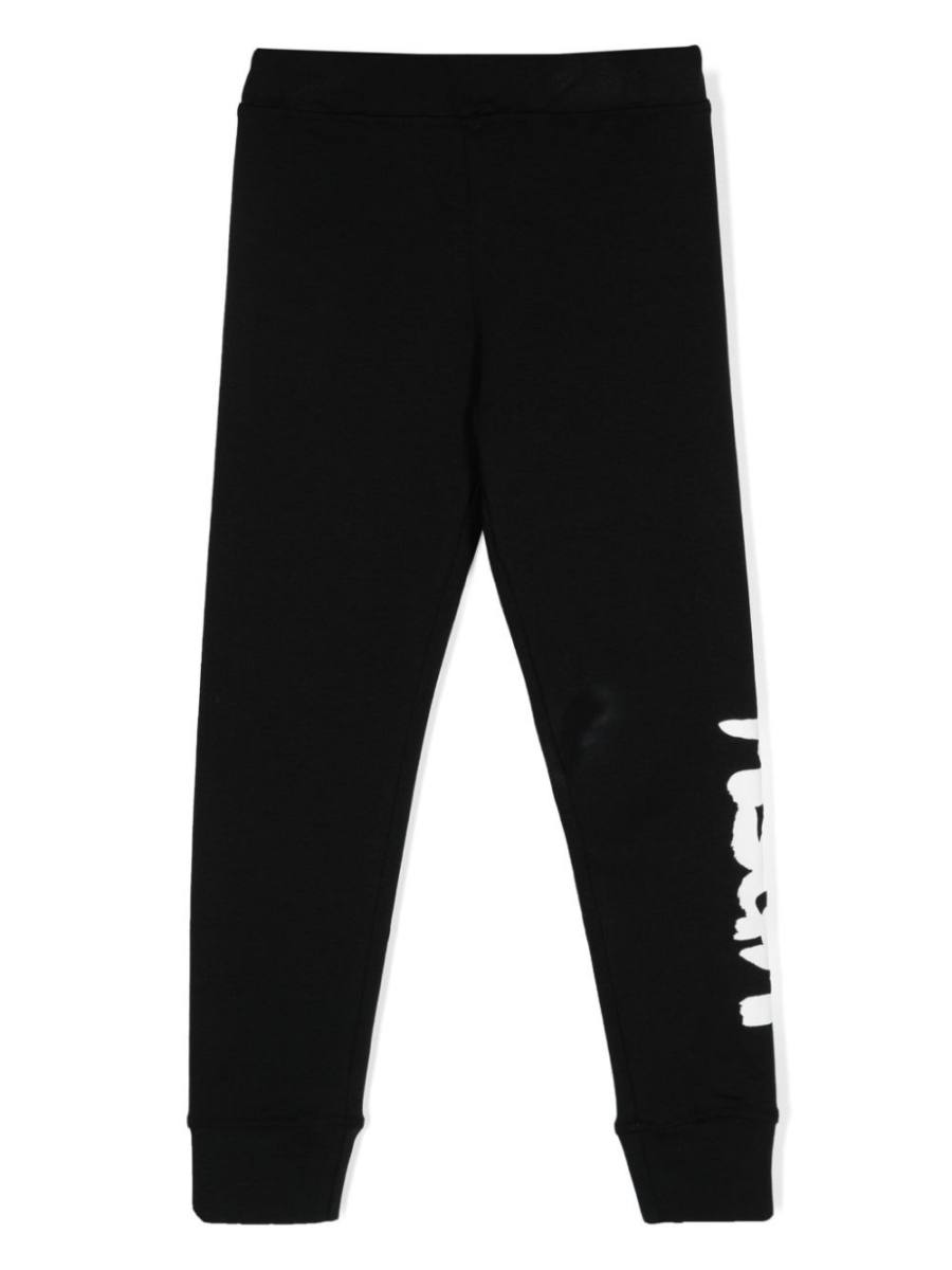 logo-print jersey legging