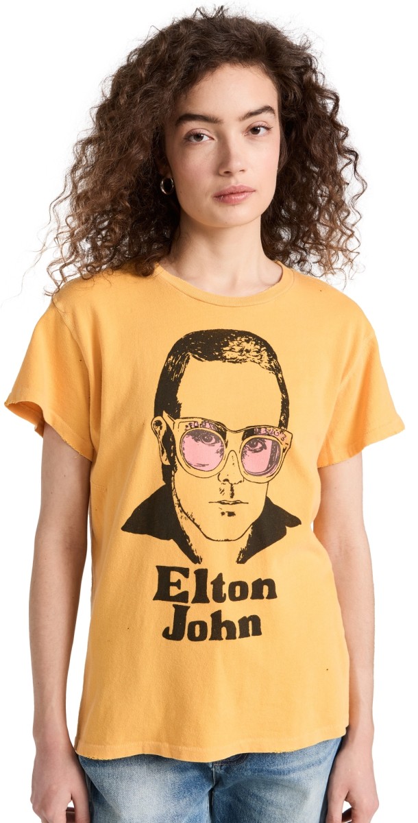 MADEWORN ROCK Elton John Goldenrod