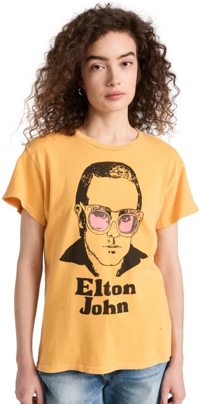 MADEWORN ROCK Elton John Goldenrod