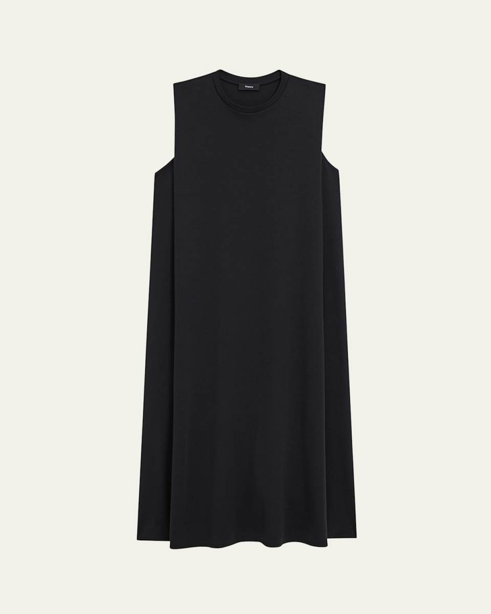 Clinton Knit Sleeveless Crewneck Midi Dress