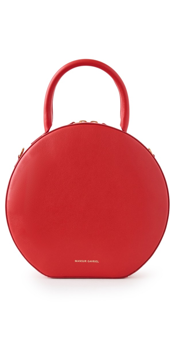 Mansur Gavriel Circle Bag Poppy