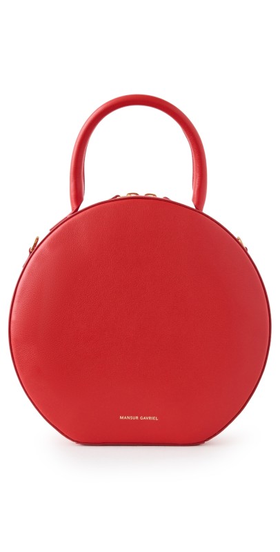 Mansur Gavriel Circle Bag Poppy