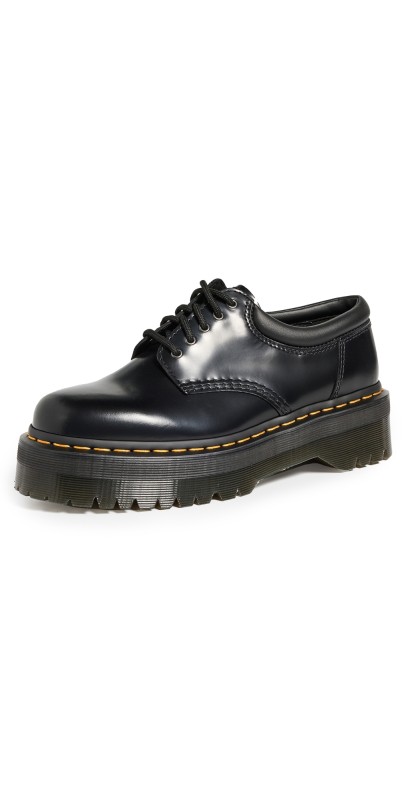 Dr. Martens 8053 Quad Oxfords Black Polished Smooth