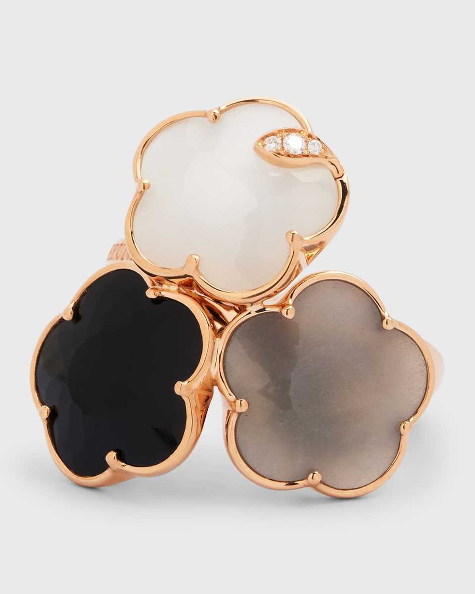Petit Joli 18K Rose Gold Bouquet Lunaire Ring
