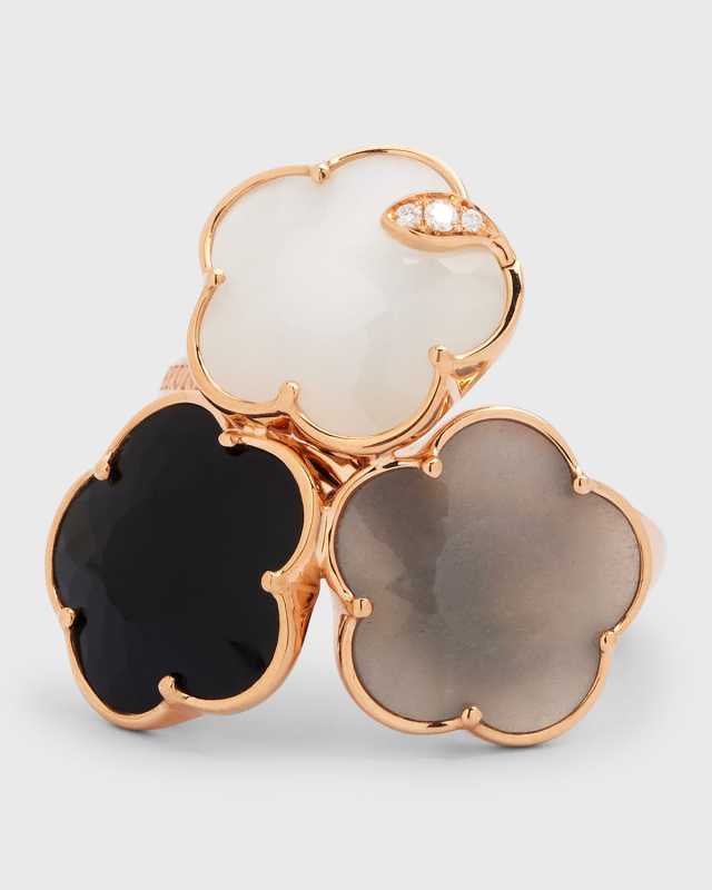 Petit Joli 18K Rose Gold Bouquet Lunaire Ring