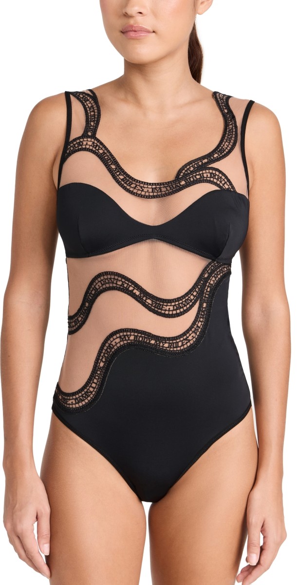 Thistle and Spire Manifesto Bodysuit Black/Butterscotch