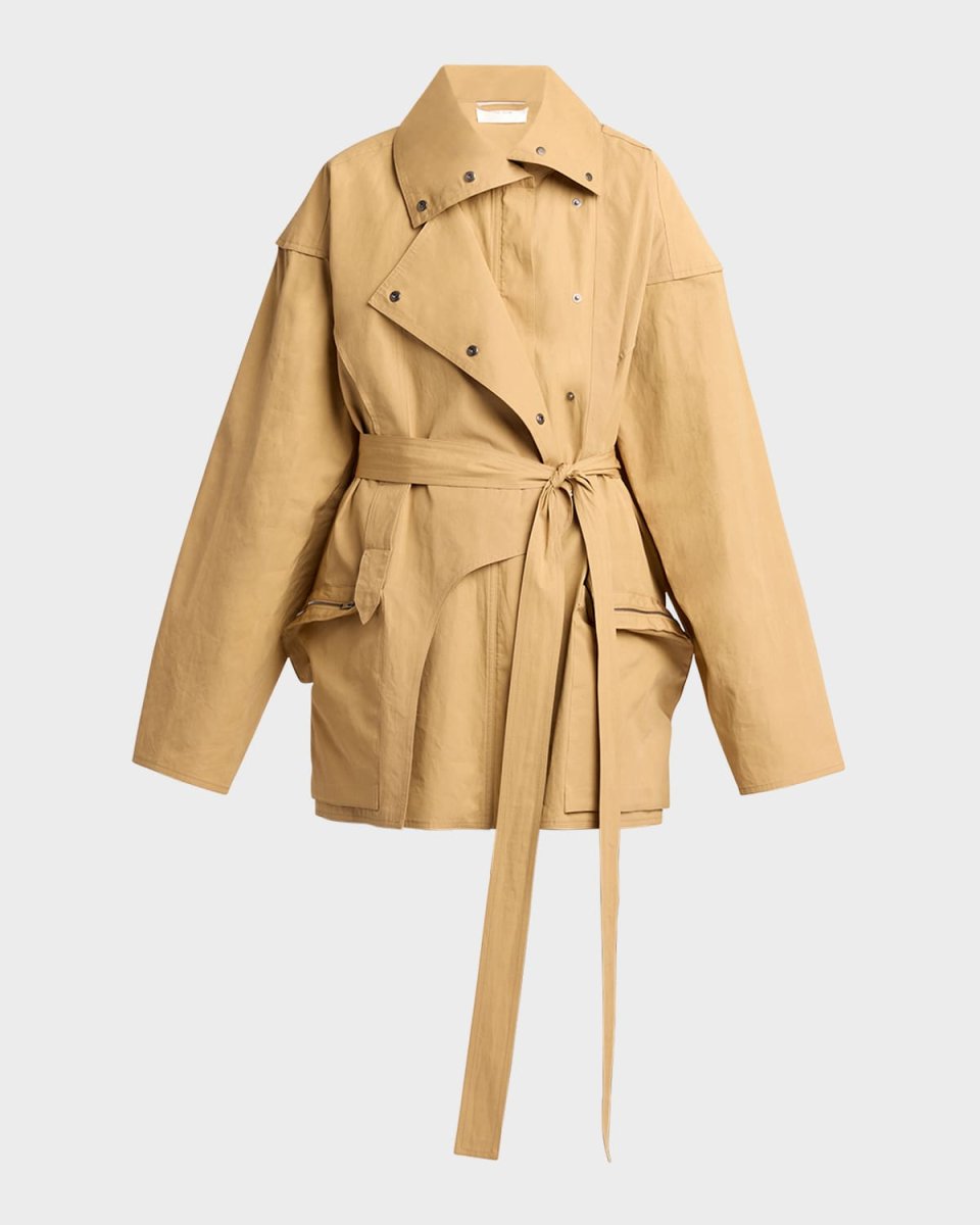 Pierrick Technical Cotton Trench Coat