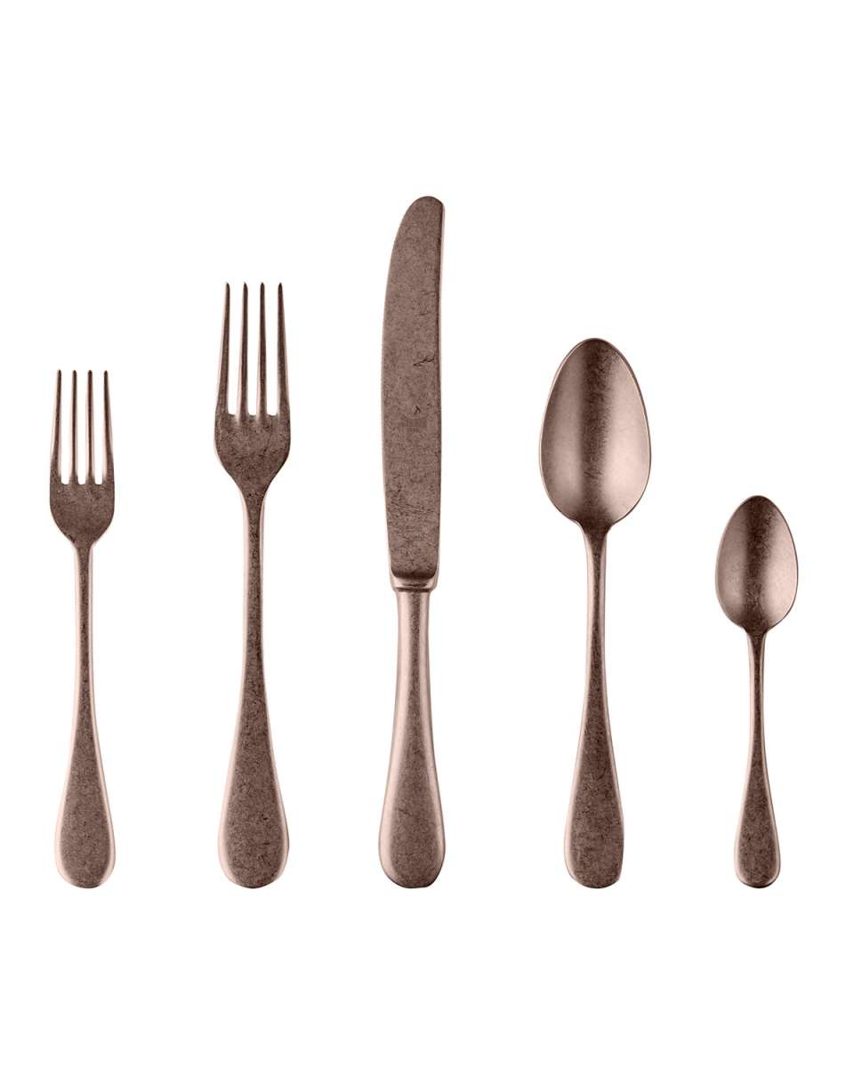 Vintage Champagne 5-Piece Flatware Setting