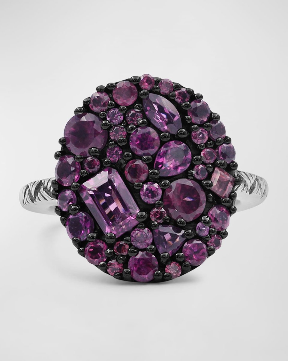 Rhodolite Garnet Ring in Sterling Silver