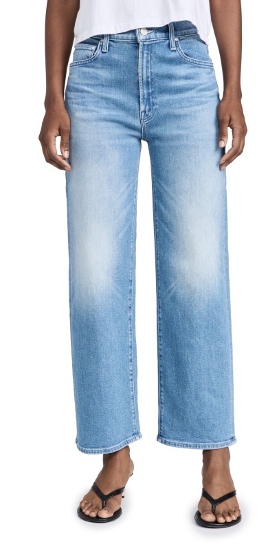 MOTHER The Dodger Flood Jeans Mediterranean Muse