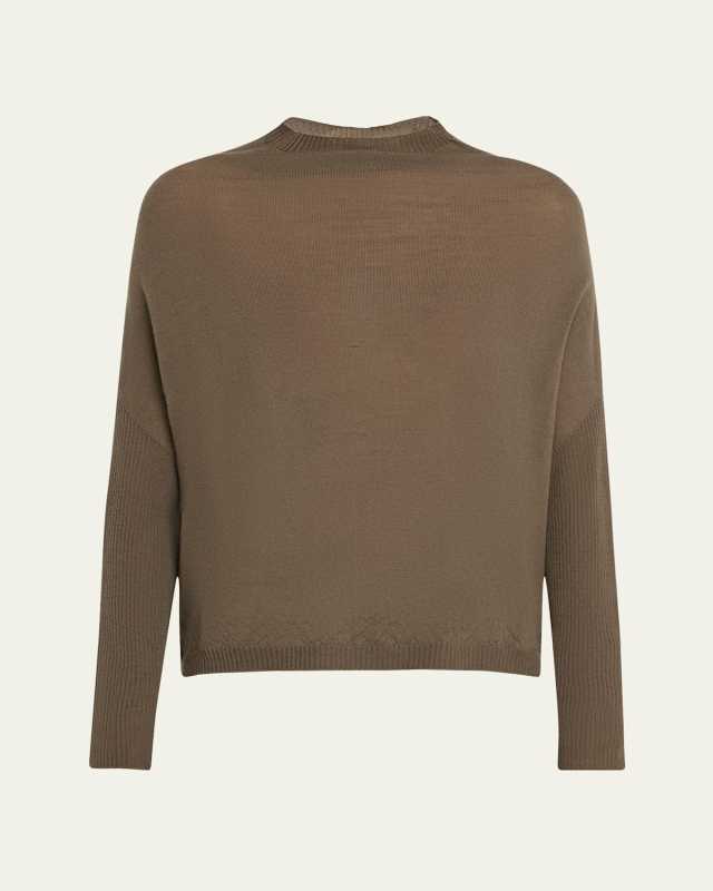 Crater Wool Loose Sweater