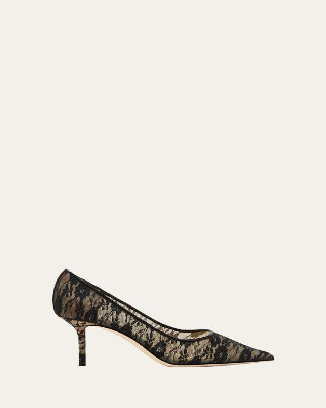 Love Lace Stiletto Pumps