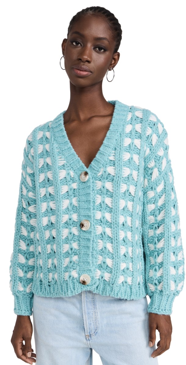 Little Lies Hannah Cardigan Turquoise