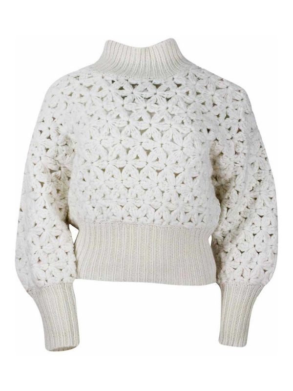 Fabiana Filippi Pull Col Rond - Blanc