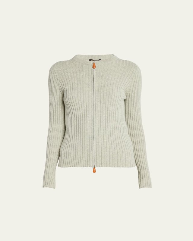 Lago Sirio Cashmere Zip-Up Jacket