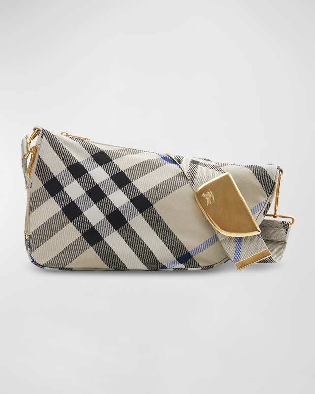 Shield Check Crossbody Bag