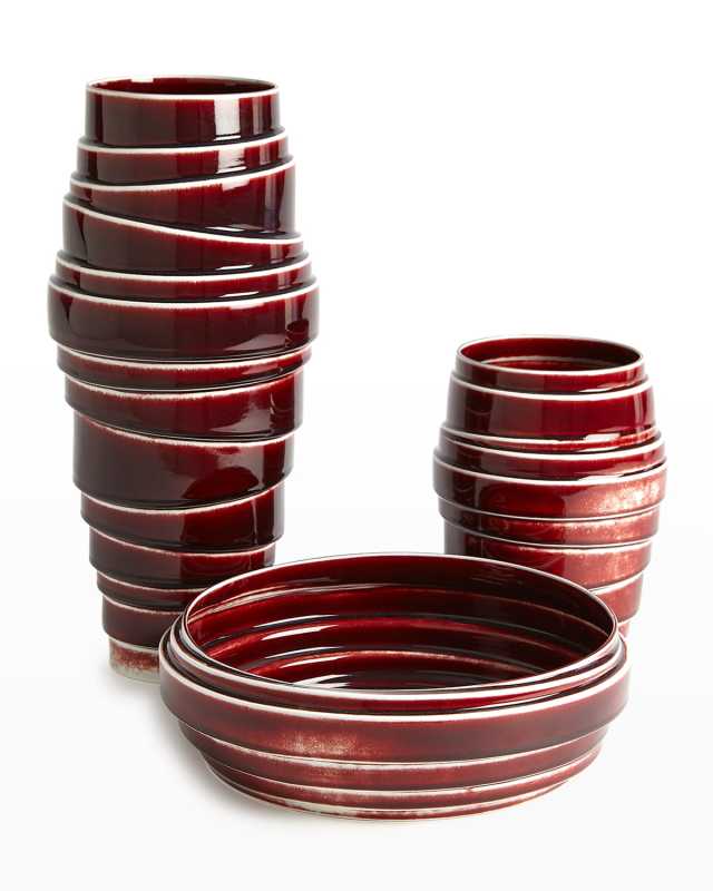 Tall Layered Vase - 19.8"
