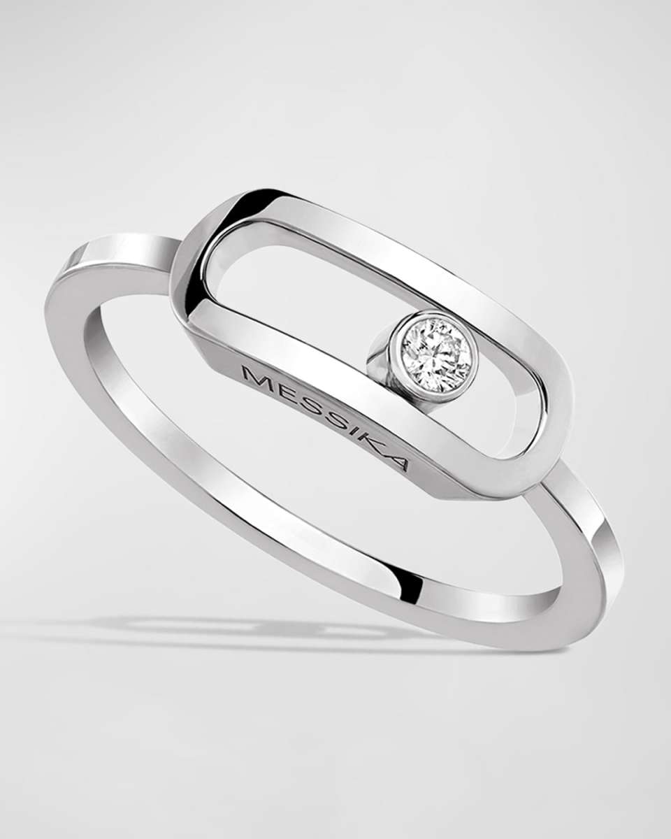 MOVE UNO 18K WHITE GOLD DIAMOND RING