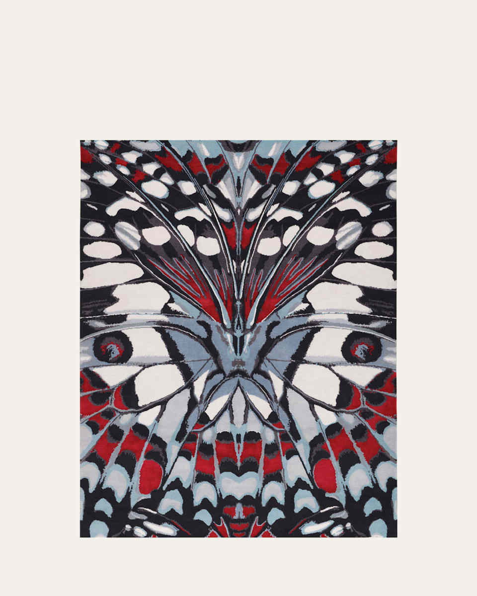 Painted Lady Hand-Knotted Rug, 9' x 12'