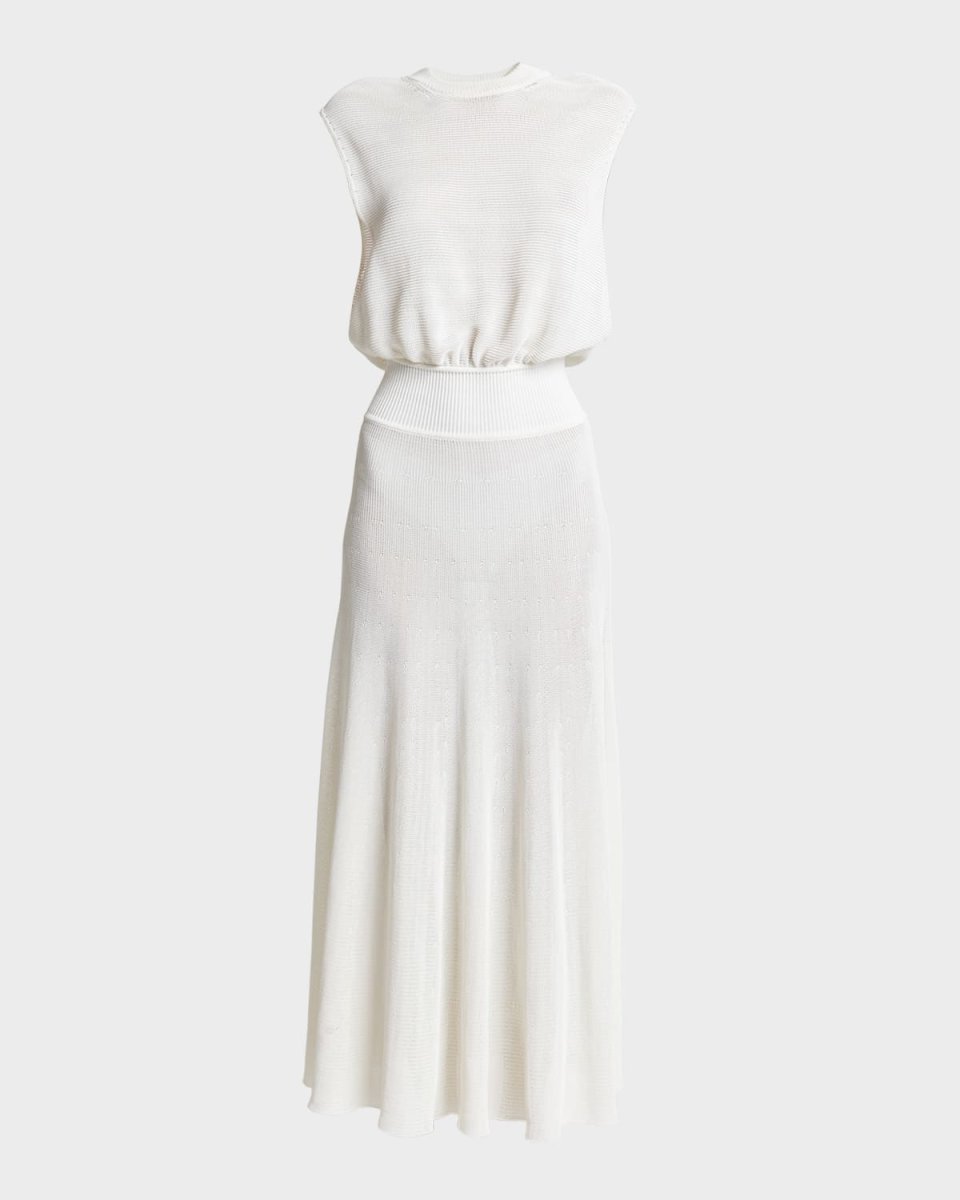 Sleeveless Knit Maxi T-Shirt Dress