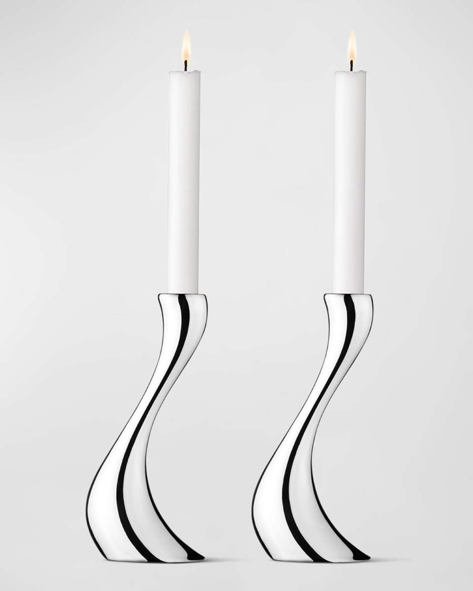 Cobra Medium Candle Holders, Set of 2