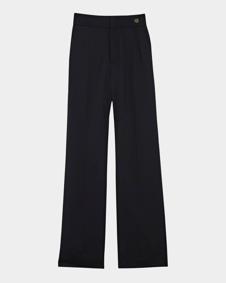 Sydney Straight-Leg Tropical Suiting Pants