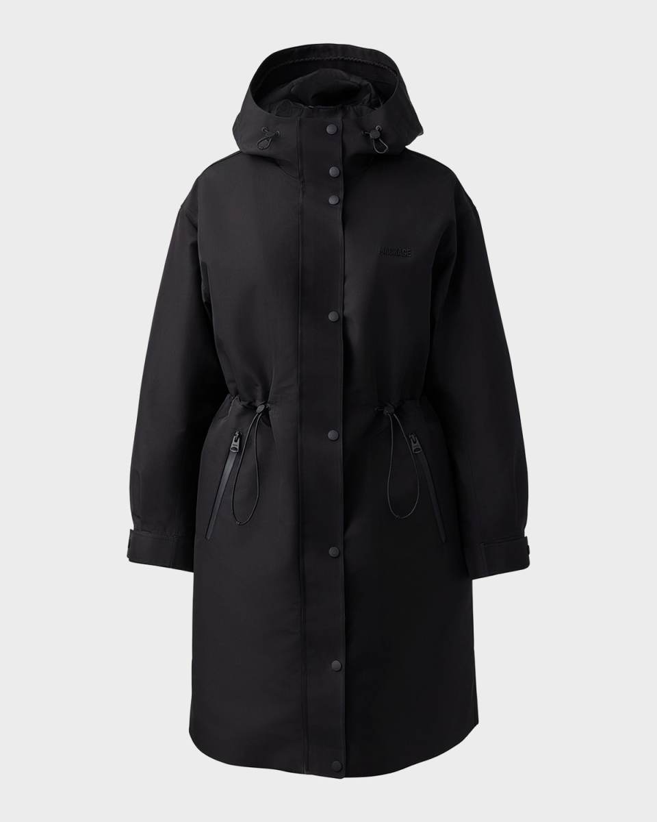 Breer-City Long 2-in-1 Rain Parka with Removable Liner