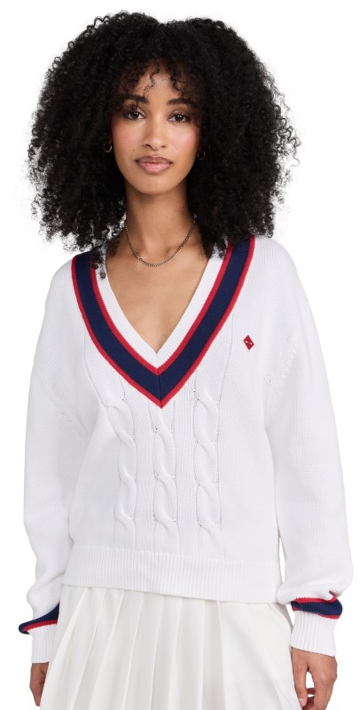 The Upside Deuceonny Knitweater White