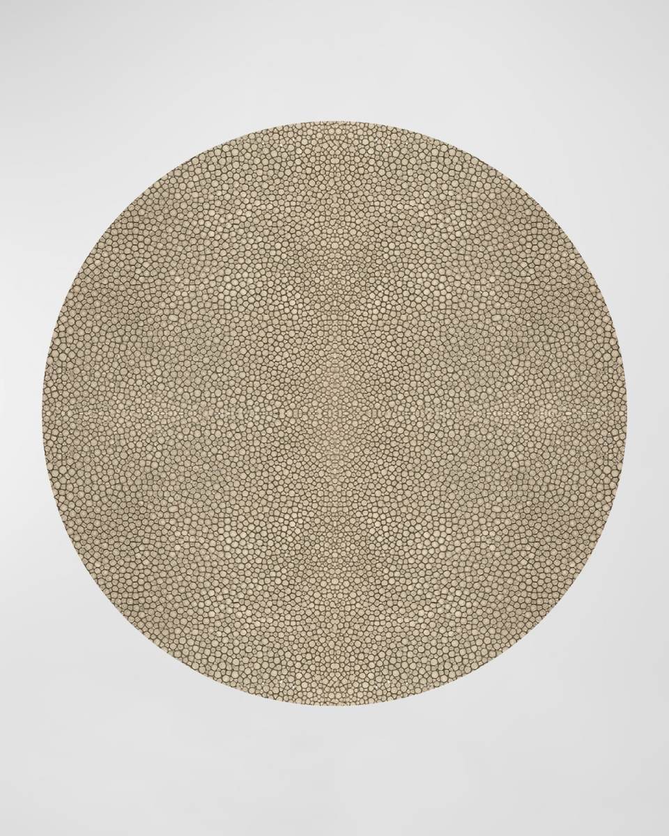 Shagreen Round XL Charger/Mat