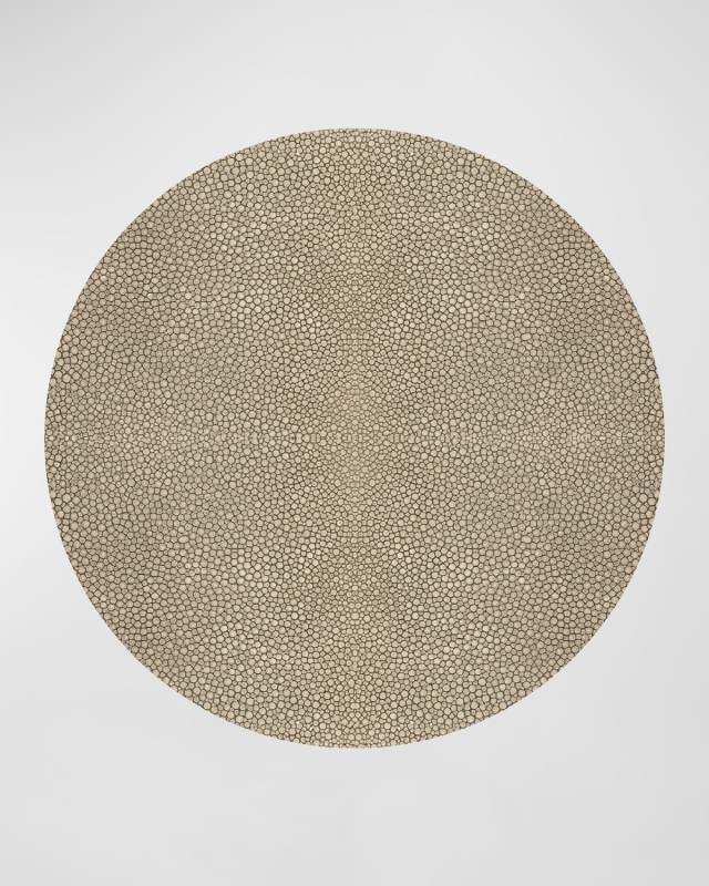 Shagreen Round XL Charger/Mat
