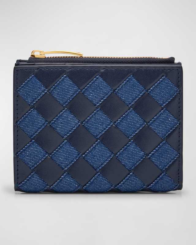 Small Bifold Denim Wallet